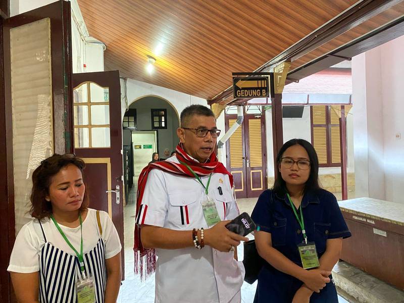 Soroti Sidang Amsal Sitepu, Anggota Komisi III DPR RI Hinca Panjaitan Datangi PN Medan