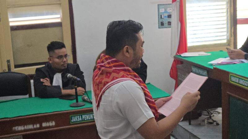 Dari Ruang Sidang, AMSAL SITEPU Singgung Dugaan Tekanan Kejari Karo terhadap Kepala Desa