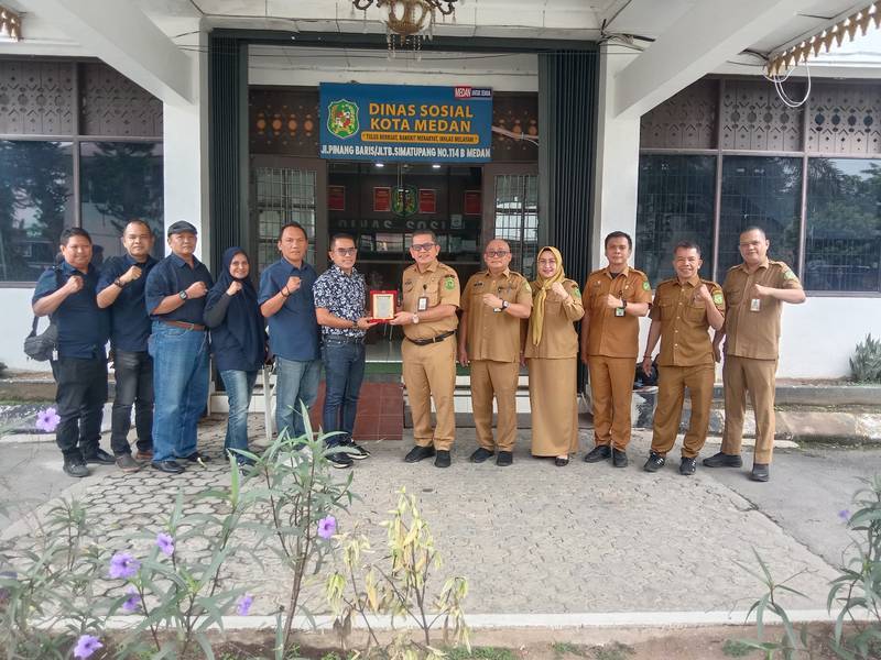 Dukung Program Rico Waas, Persatuan Wartawan Pemkot Medan Perkuat Kerja sama dengan Dinsos