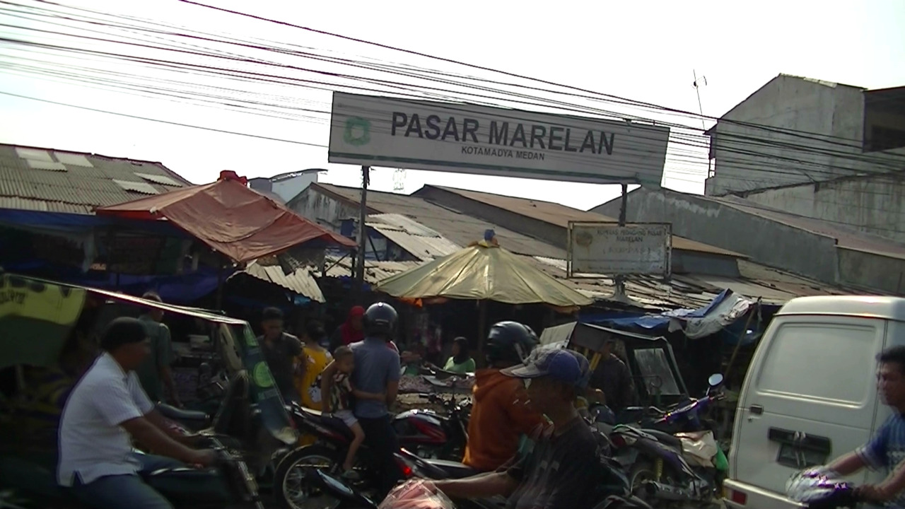 Banyak Pedagang Pasar Marelan Tak Dapat Lapak Berjualan