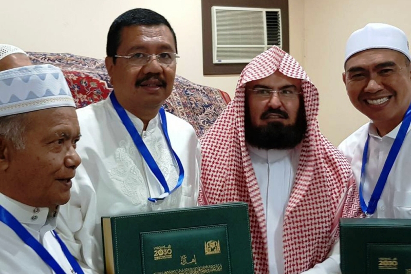 Bertemu Imam Besar Masjidil Haram, Tengku Erry Berharap Hal Ini Kepada Sheikh Abdurrahman