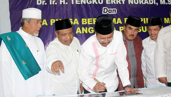 Gubsu Resmikan Renovasi Gedung PWI Sumut