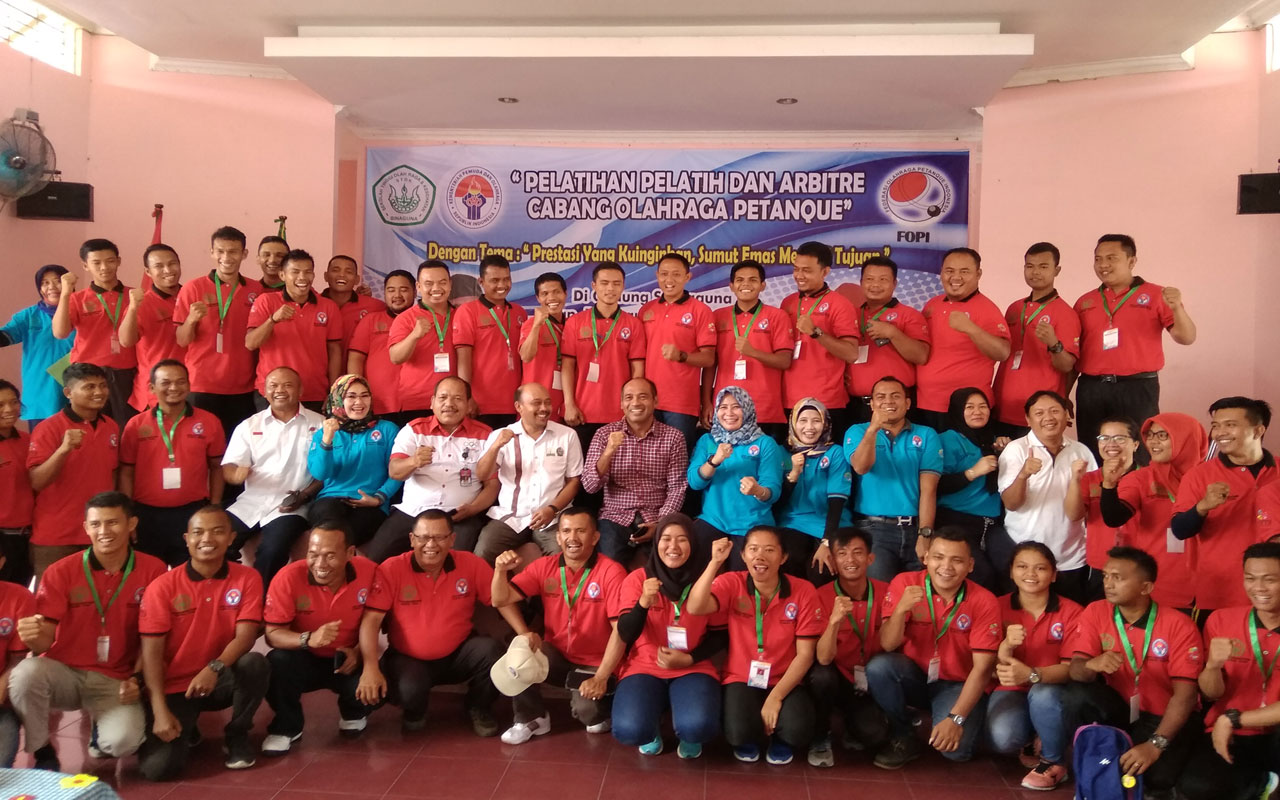 Harapkan Lahirkan Atlet Berprestasi, Kemenpora Latih 50 Pelatih Petanque