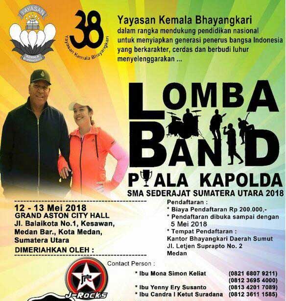 HUT ke-38, Yayasan Kemala Adakan Lomba Band dan Stand Up Comedy