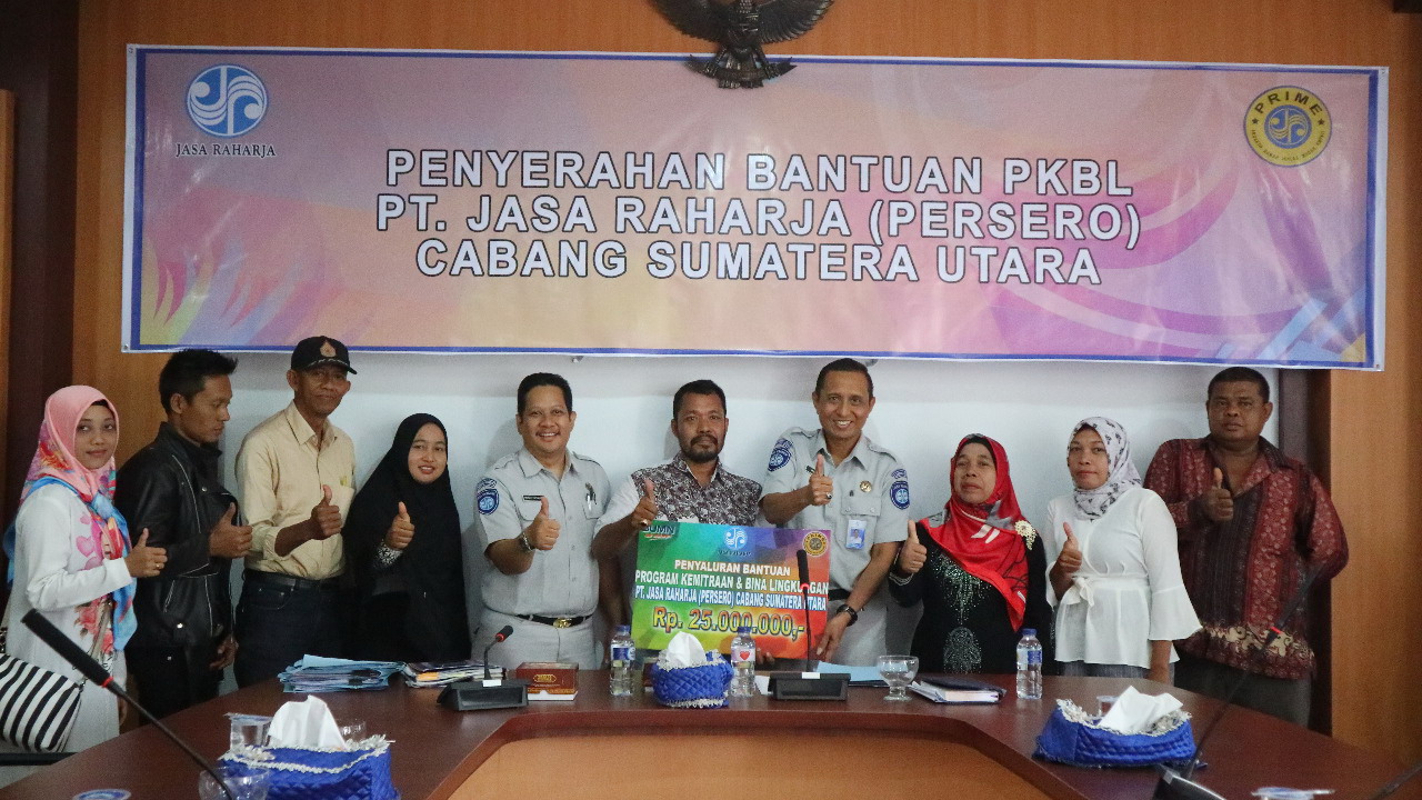 Jalankan Program Kemitraan, Jasa Raharja Sumut Salurkan Dana untuk Para Mitra