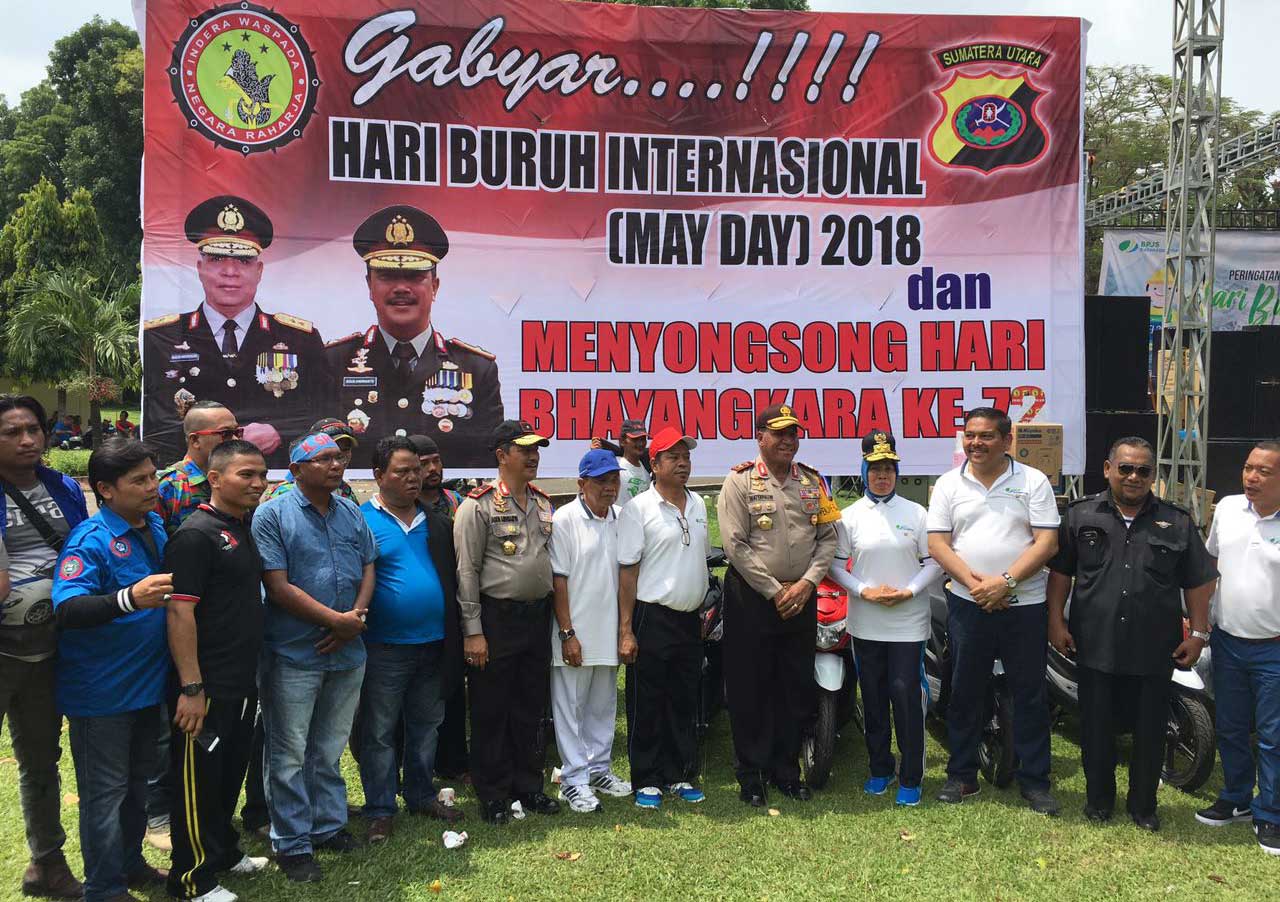 Kapolda Sumut: May Day Merupakan Hari yang Bahagia