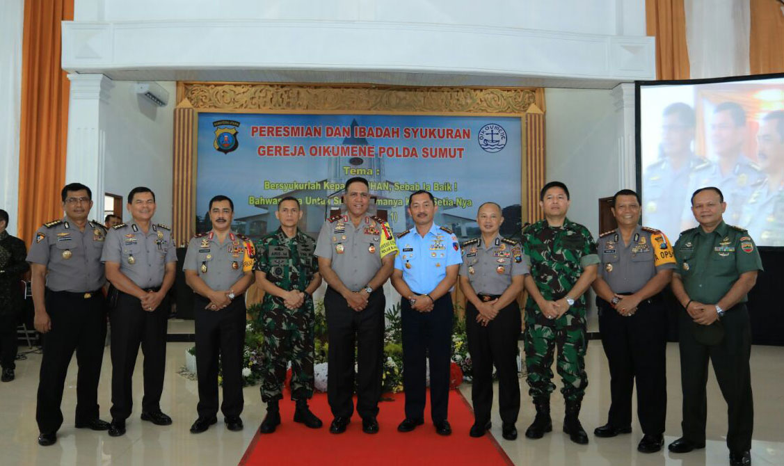 Kapolda Sumut Resmikan Gereja Oikumene