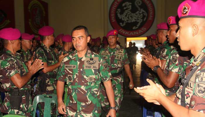 Kepala Staf Korp Marinir Kunker ke Yonif-8 Marinir