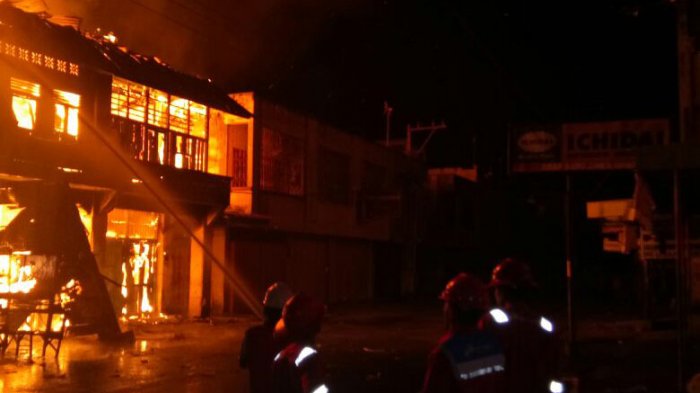 Leni, Ivan dan Sella Tewas Terpanggang di Dalam Ruko Terbakar di Langkat