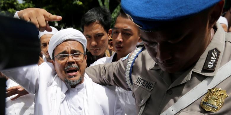 Malam Ini, 1.500 Pasukan Gabungan Jaga Kepulangan Rizieq Syihab