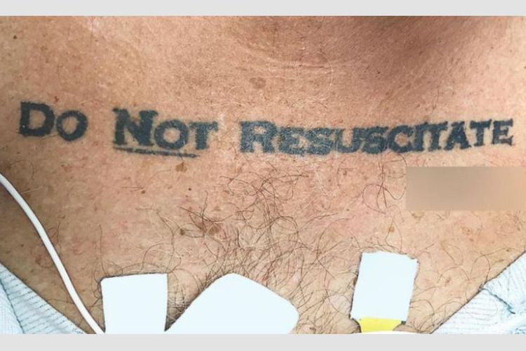 Misteri Tato DNR yang Bikin Dokter Galau untuk Ambil Tindakan, Berakhir Kelucuan
