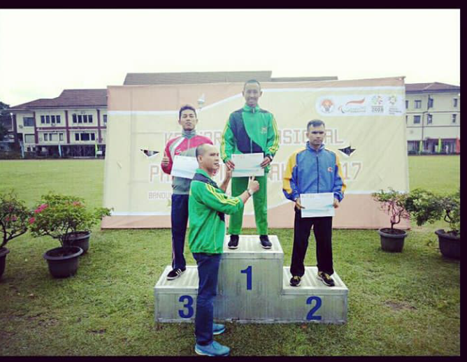 Muhammar Habibilah, Atlet Sumut Raih Prestasi Kejurnas Paralimpik 2017