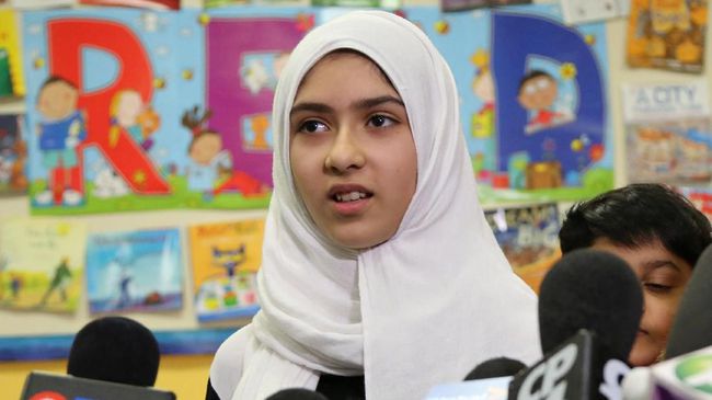 Pakai Jilbab, Remaja Kanada Diserang dengan Gunting