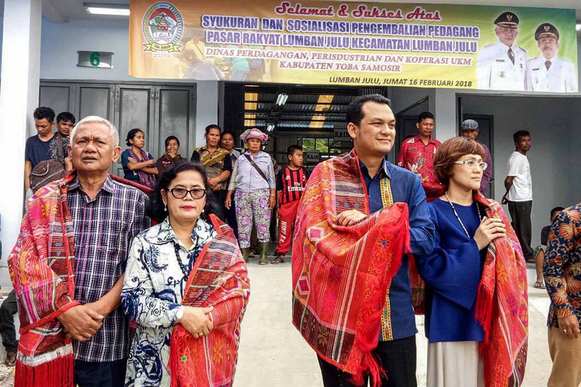 Pasar Rakyat Lumban Julu Jadi Pasar Kecamatan Termegah di Tobasa