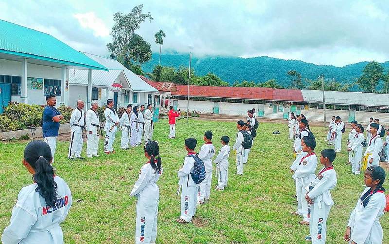 Pelaksanaan UKT Geup ITFun Sumut di LMD Karo Sukses dan Meriah