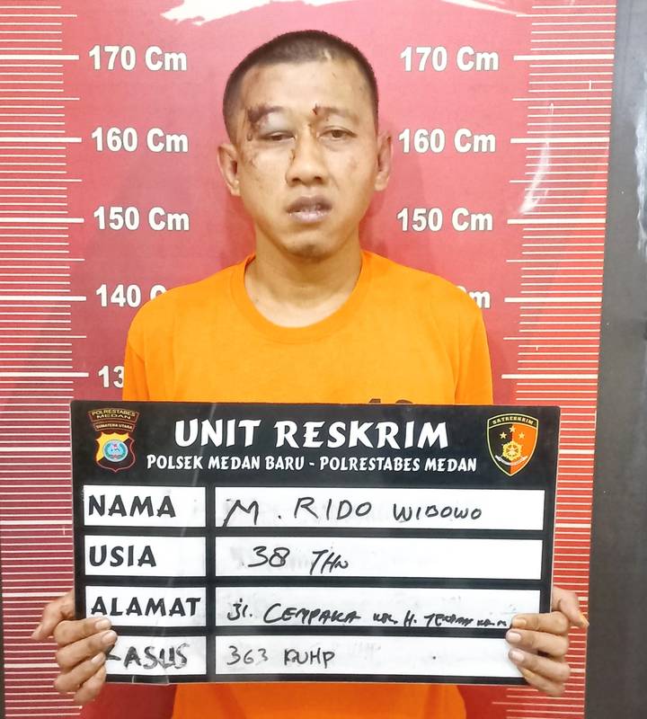 Pencuri Motor Tukang Bakso Diringkus Polisi di Hotel