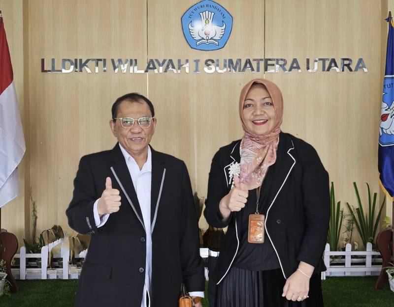 Perkuat Kolaborasi Strategis, Rektor UTND Silaturahmi Ke LLDIKTI Wilayah I Sumut
