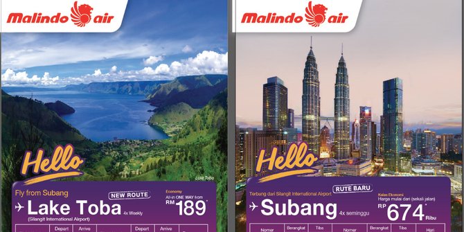 Poros Udara Danau Toba-Malaysia Segera Rilis