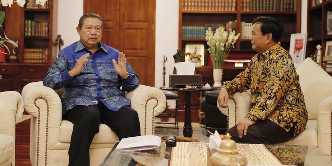 Prabowo Minta SBY Jadi Mentor di Pilpres 2019