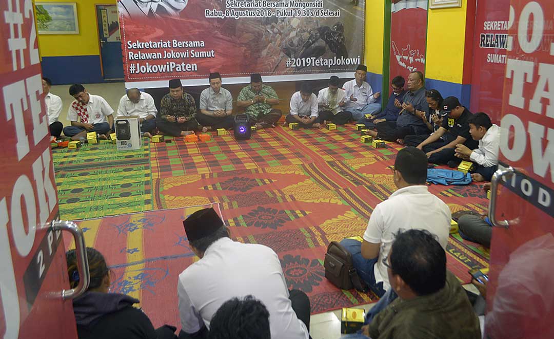 Relawan Jokowi di Sumut Galang Dana Untuk Korban Gempa Lombok