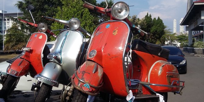 Vespa Seharga Rp 50 Juta Milik Gibran Akan Ikut Kontes Scooter di JEC
