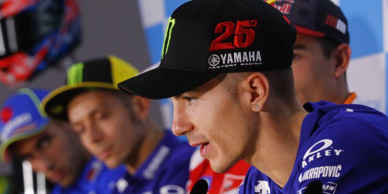 Vinales Start Urutan Terdepan GP Aragon, Rossi di Posisi Ke-3