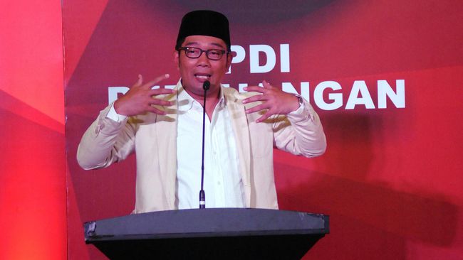 Wacana Duet Dedi-Deddy, PDIP Pertimbangkan Ridwan Kamil Lagi